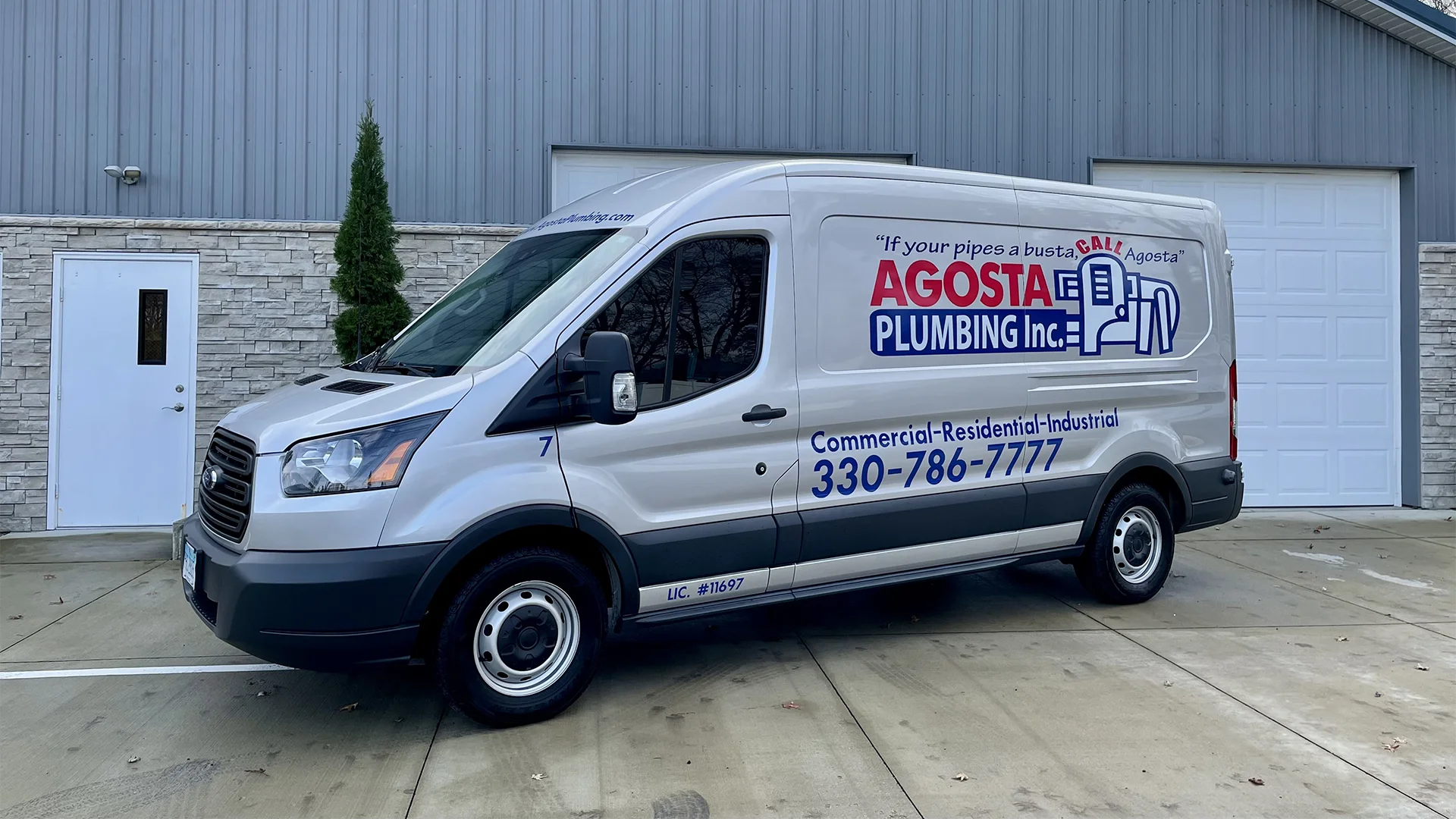 Agosta Plumbing Van